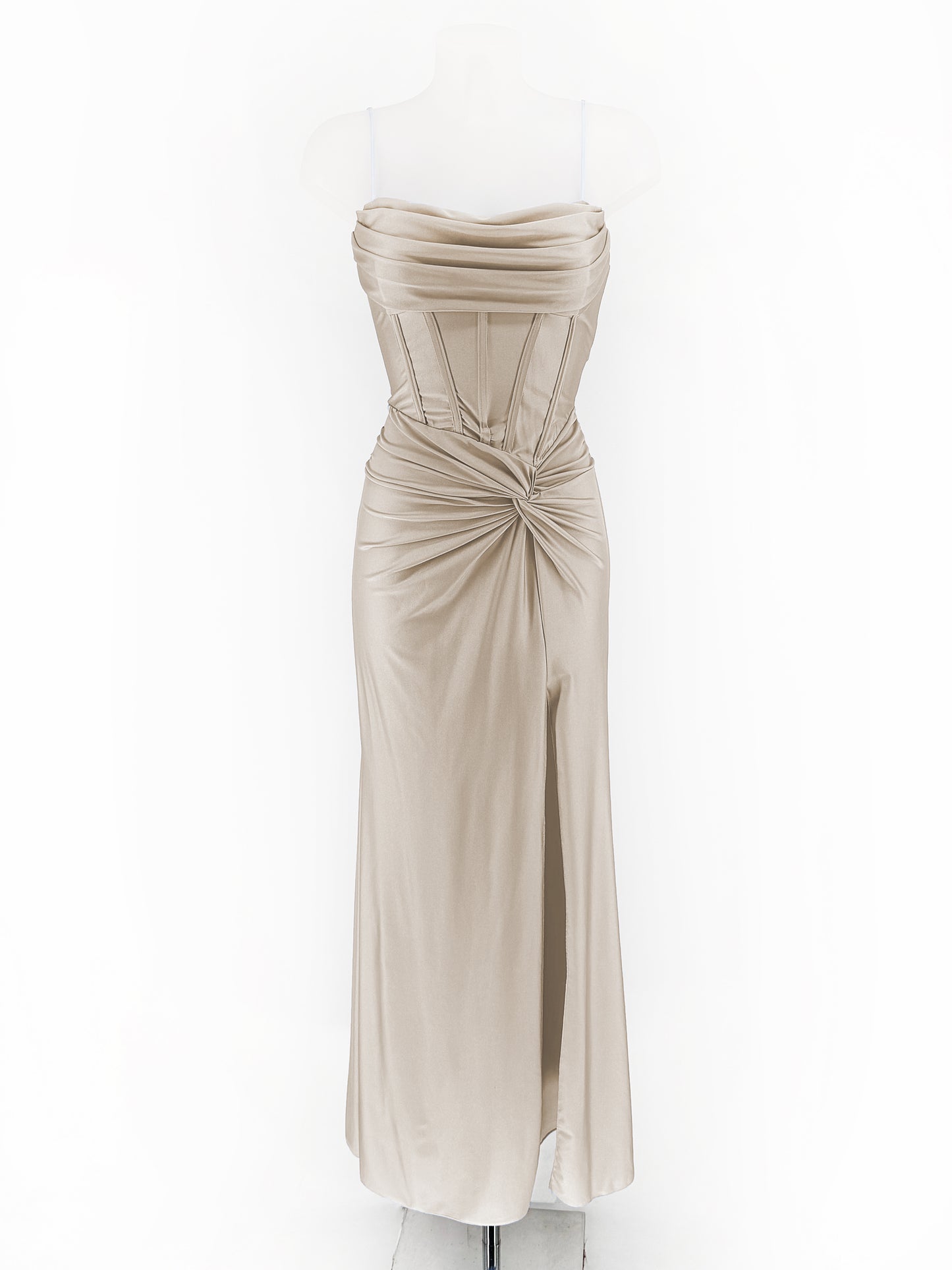 VESTIDO ANASTASIA EN CHAMPANGE